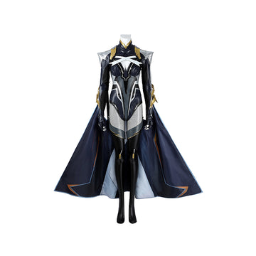 Marvel Rivals Storm Cosplay Costume Black Leather Halloween Suit Becostume